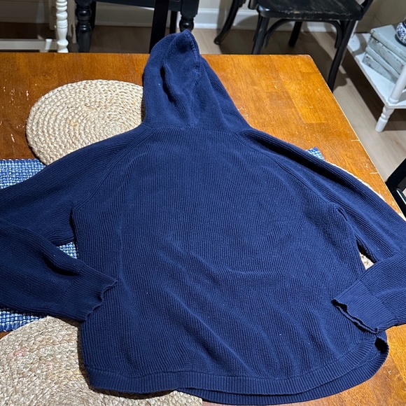 Navy Blue Ladies Lauren Sweater Hoodie, Sz L, great condition - Picture 6 of 6